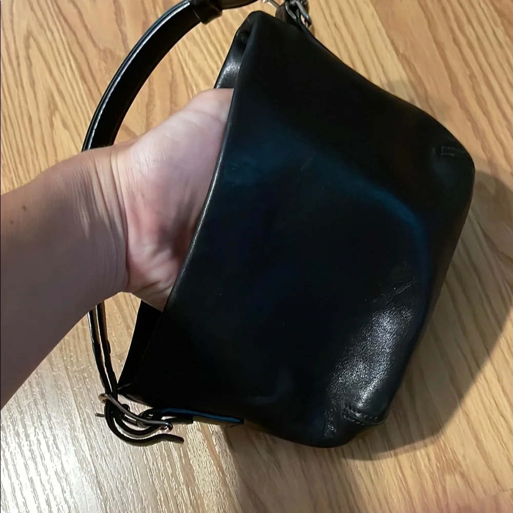 Coach Black Leather Shoulder Bag - Picture 11 of 12